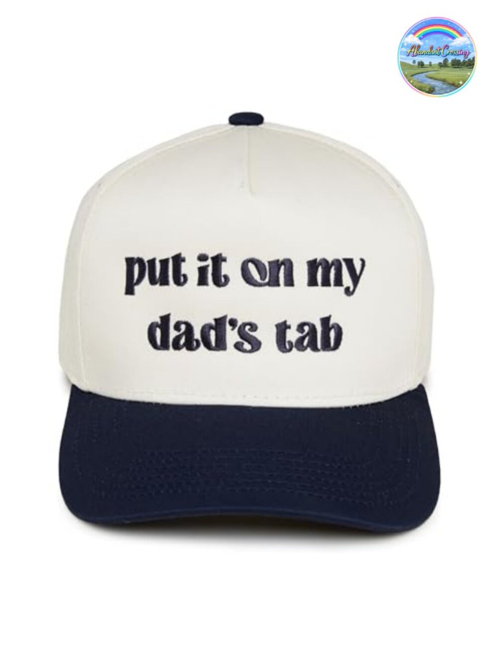 Trucker Snapback Hat 2-Tone Baseball Cap Adjustable Embroidered